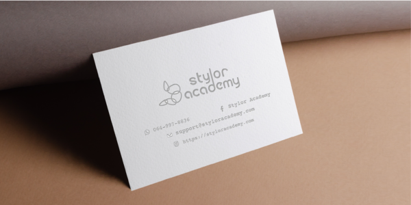 Stylor Academy contact card